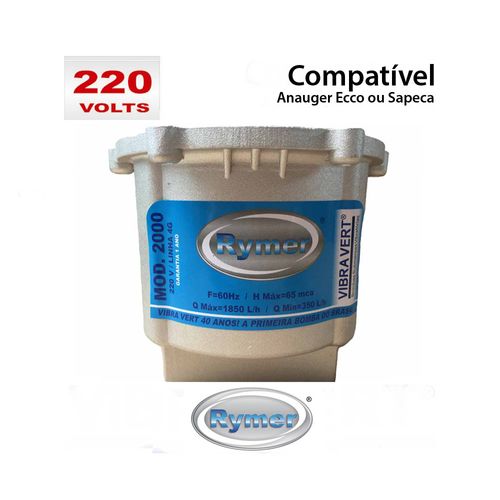 Caneca ou Motor que serve Bomba Submersa Vibratoria Modelo Rymer 2000 em 220V