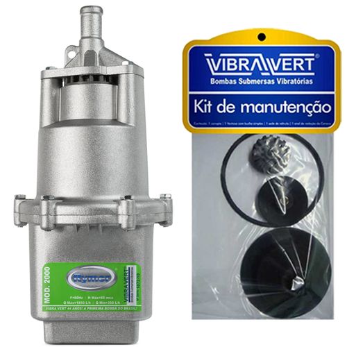 Bomba Submersa De Poço Rymer 2000 + Kit de Manutenção Extra em 110/127V