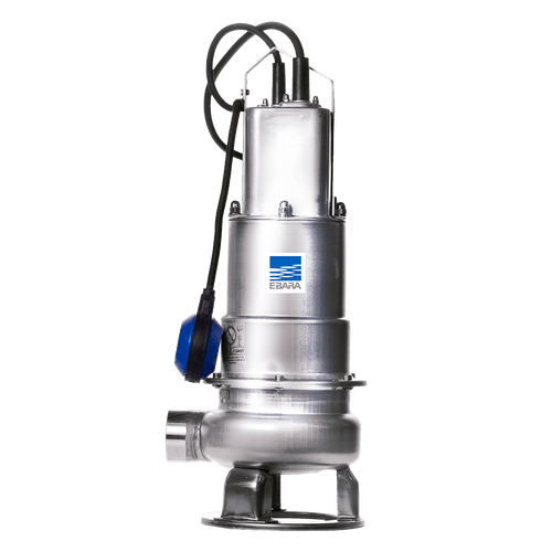 Bomba Submersivel Ebara DW M 756 A 3/4 Cv Rotor de 80mm Monofasico IP68 230V