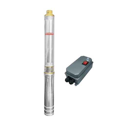 Bomba Submersa Schneider 3" Polegadas 3R3PB-18 1Cv 127v Monofasico Com Painel