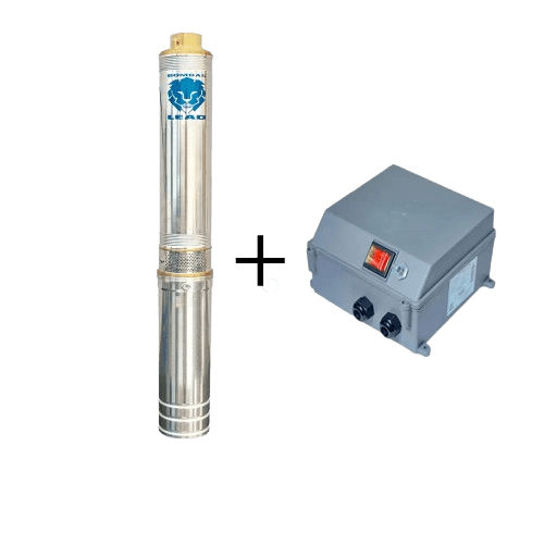 Bomba Submersa Leão 3" Polegadas 3R3PB-09 1/2Cv 127v Monofasico Com Painel